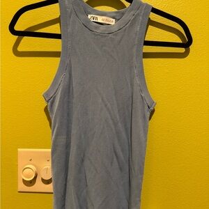 Zara Light Blue Tank Top